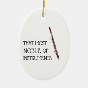 Das Noble der Instrumente - Bassoon Ornament