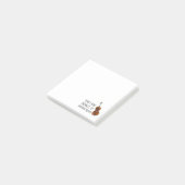 Das Noble der Instrumente - Cello Post-it Klebezettel (angewinkelt)