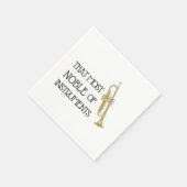 Das Noble der Instrumente - Trumpet Napkins Serviette (Ecke)