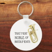 Das Noble der meisten Instrumente - Baritone Schlü Schlüsselanhänger (Vorderseite)