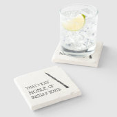 Das Noble der meisten Instrumente - Oboe-Untersetz Steinuntersetzer (Seitenansicht)