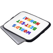 Das Nonna der Welt beste helle FarbT - Shirts und Laptopschutzhülle (Vorne Knopf)