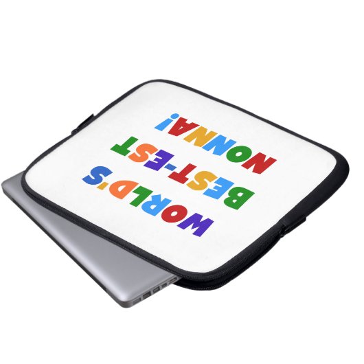 Das Nonna der Welt beste helle FarbT - Shirts und Laptopschutzhülle (Vorne Knopf)