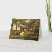 Das Nooning von Winslow Homer Karte (Vorderseite)