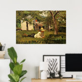 Das Nooning von Winslow Homer Poster (Heimbüro)