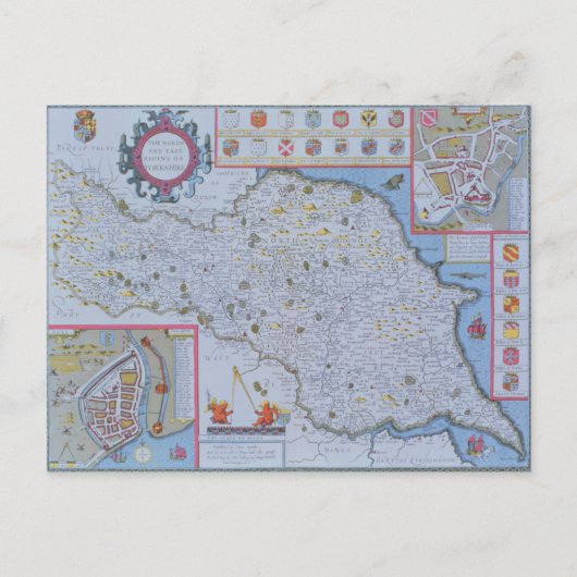 Das Nord- und Ostriesen von Yorkshire Postkarte (Vorderseite)