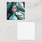 Das Nordische ist etwas Besonderes und Einzigartig Quadratische Visitenkarte (Vorne/Hinten)