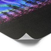 Das Nordlichtplakat Poster (Ecke)