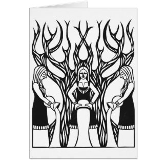 "Das Norns" papercut Entwurf durch Jennifer Kuhns