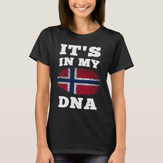 Das Norwegische in meiner DNA T-Shirt (Vorderseite)