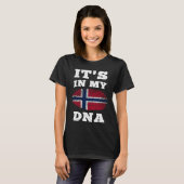 Das Norwegische in meiner DNA T-Shirt (Vorne ganz)