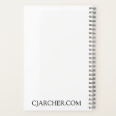 Das Notebook der Glasbibliothek Notizblock (Rückseite)