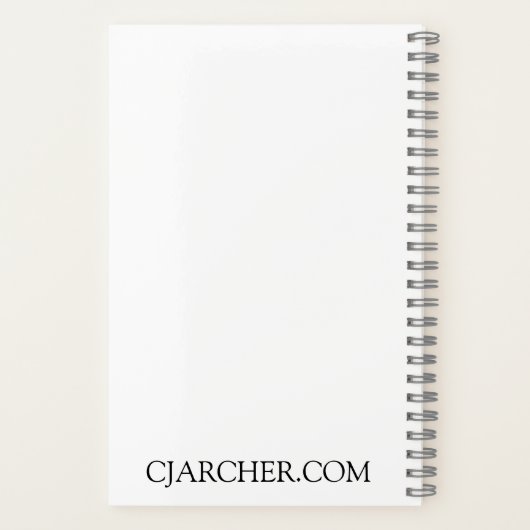 Das Notebook der Glasbibliothek Notizblock (Rückseite)