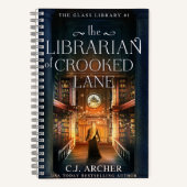 Das Notebook der Glasbibliothek Notizblock (Vorderseite)