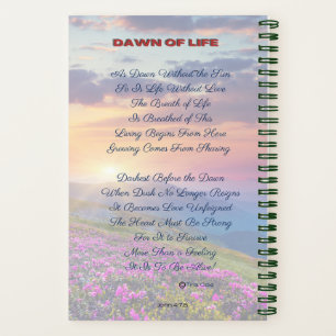 Das Notebook des perfekten Dichters Notizblock