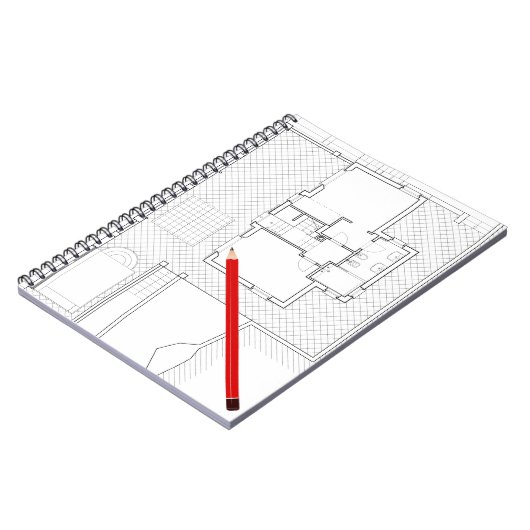 Das Notebook für Architekten Notizblock (Linke Seite)