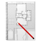 Das Notebook für Architekten Notizblock (Vorderseite)