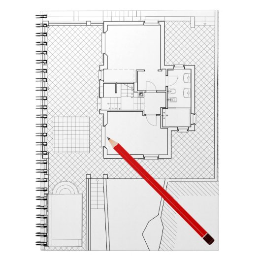 Das Notebook für Architekten Notizblock (Vorderseite)