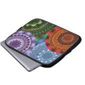 Das Notebook-Gehäuse der Elements-Mandalas Laptopschutzhülle (Vorne Knopf)