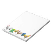 Das Notepad für Extravagante Hühner Notizblock (Rotiert)