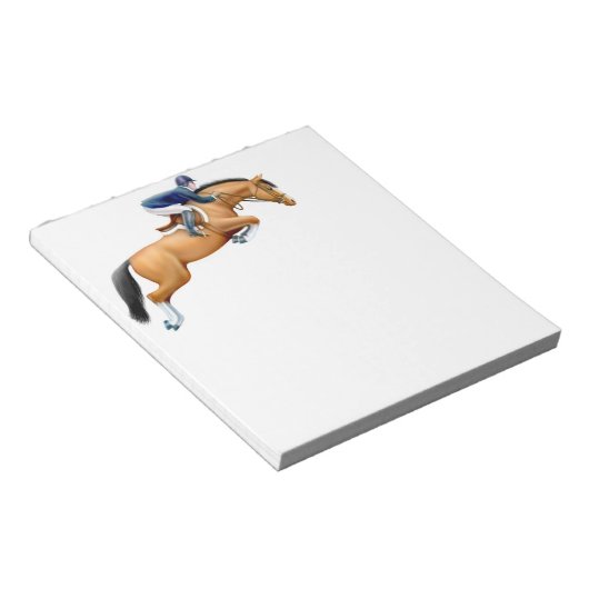 Das Notepad Jumper-Pferd anzeigen Notizblock (angewinkelt)
