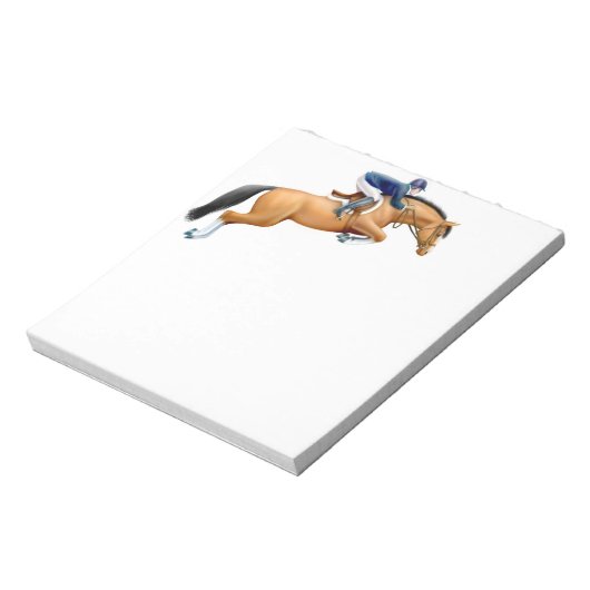 Das Notepad Jumper-Pferd anzeigen Notizblock (Rotiert)