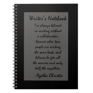 Das Notizbuch des Verfassers - Agatha Christie Notizblock