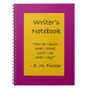 Das Notizbuch des Verfassers - E.M. Forster Notizblock