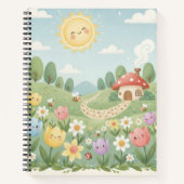 Das Notizbuch "Garten des Glücks" (Vorderseite)