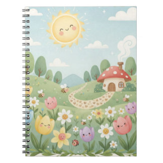 Das Notizbuch "Garten des Glücks" Notizblock
