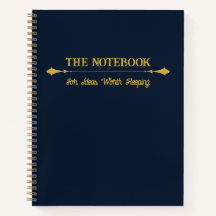 Das Notizbuch | Minimalistisches Navy Blau Gold Jo