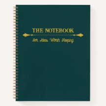 Das Notizbuch | Minimalistisches Smaragd-Gold-Tage