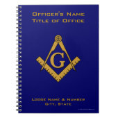 Das Notizbuch moderne Art-des Notizblock (Vorderseite)