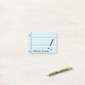 Das Notizbuch-Papier-Post-it-Zettel-Auflage des Post-it Klebezettel (Auf Schreibtisch)