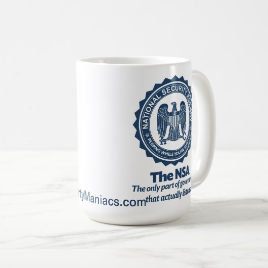 Das NSA Kaffeetasse (VorderseiteRechts)