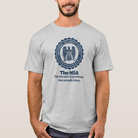Das NSA-Parodie-Shirt T-Shirt (Vorderseite)