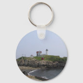Das Nubble Lighthouse Maine Schlüsselanhänger (Vorderseite)