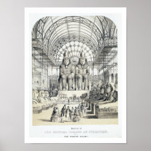 Das Nubian Gericht am Kristallpalast in Sydenham Poster
