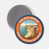 Das Nullarbor-Emblem für das große australische Na Magnet (Vorderseite/Rückseite)