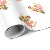 Das Nussknacker-Packpapier Geschenkpapier (Rolleneckpunkt)
