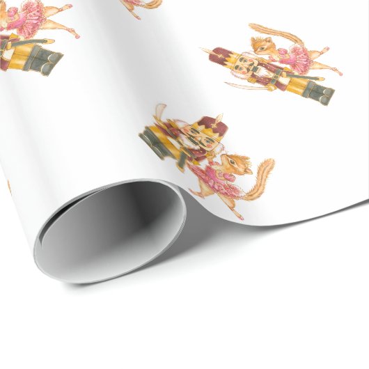 Das Nussknacker-Packpapier Geschenkpapier (Rolleneckpunkt)