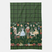 Das Nutcracker Ballet Festival frohe Weihnachten Geschirrtuch (Vertikal)