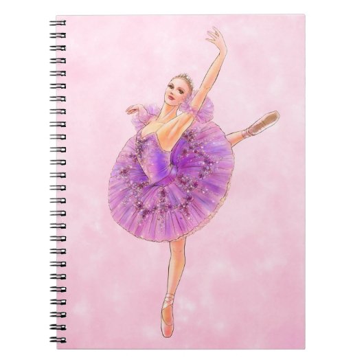 Das Nutcracker Ballet Sugar Plum Faible Notebook Notizblock (Vorderseite)