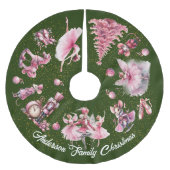 Das Nutcracker-Ballett Polyester Weihnachtsbaumdecke (Vorderseite)