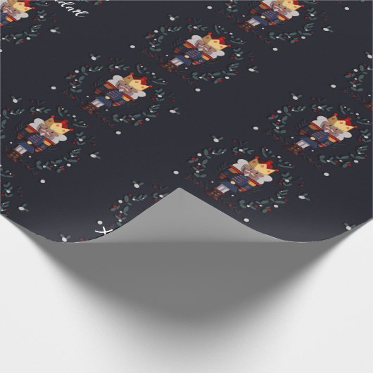 Das Nutcracker-Packpapier Geschenkpapier (Ecke)