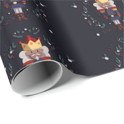 Das Nutcracker-Packpapier Geschenkpapier (Rolleneckpunkt)