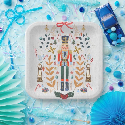 Das Nutcracker Weihnachtsballett Pappteller (Party)