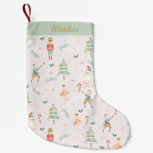 Das Nutcracker Weihnachtsballett süße rosa Minze Kleiner Weihnachtsstrumpf