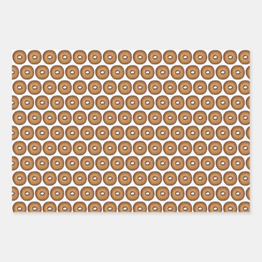 Das NYC Breakfast Bagles alles Schlichte MarmorRog Geschenkpapier Set (Vorderseite 3)