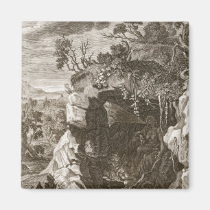 Das Nymphen-Echo geändert in Ton, 1731 (Stich Magnet